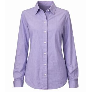 Liz Claiborne Women’s Blue Button Down Shirt Blouse Size 16 Career Top